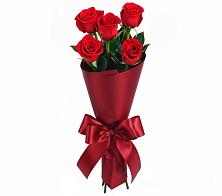 Букет 5 Красных роз Эдлесс Лав в Заводском