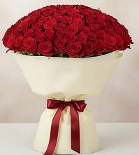 Букет 101 Красная роза Милано в Заводском