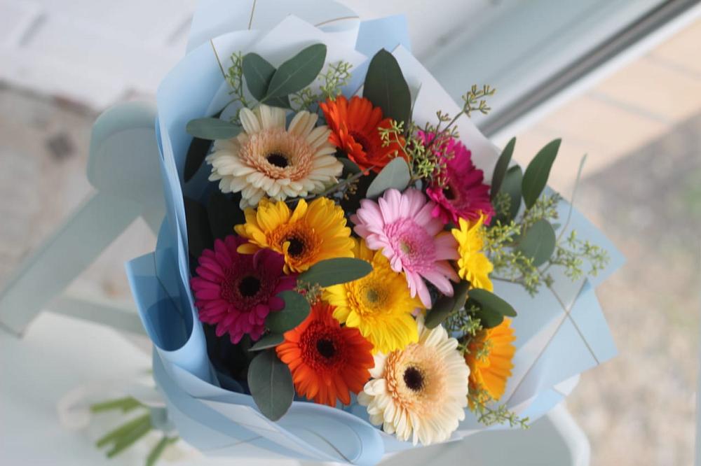 Букет цветов из: Герберы в Заводском