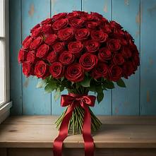 Букет Красные розы Блэк Меджик в Заводском