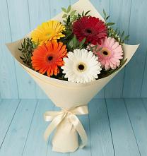 Букет цветов из:  Герберы в Заводском