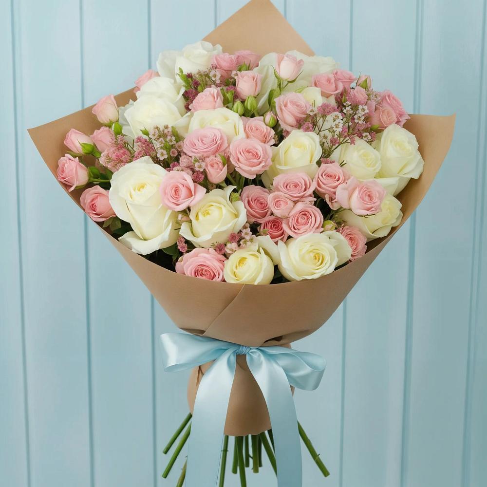 Букет цветов из: Розы в Заводском