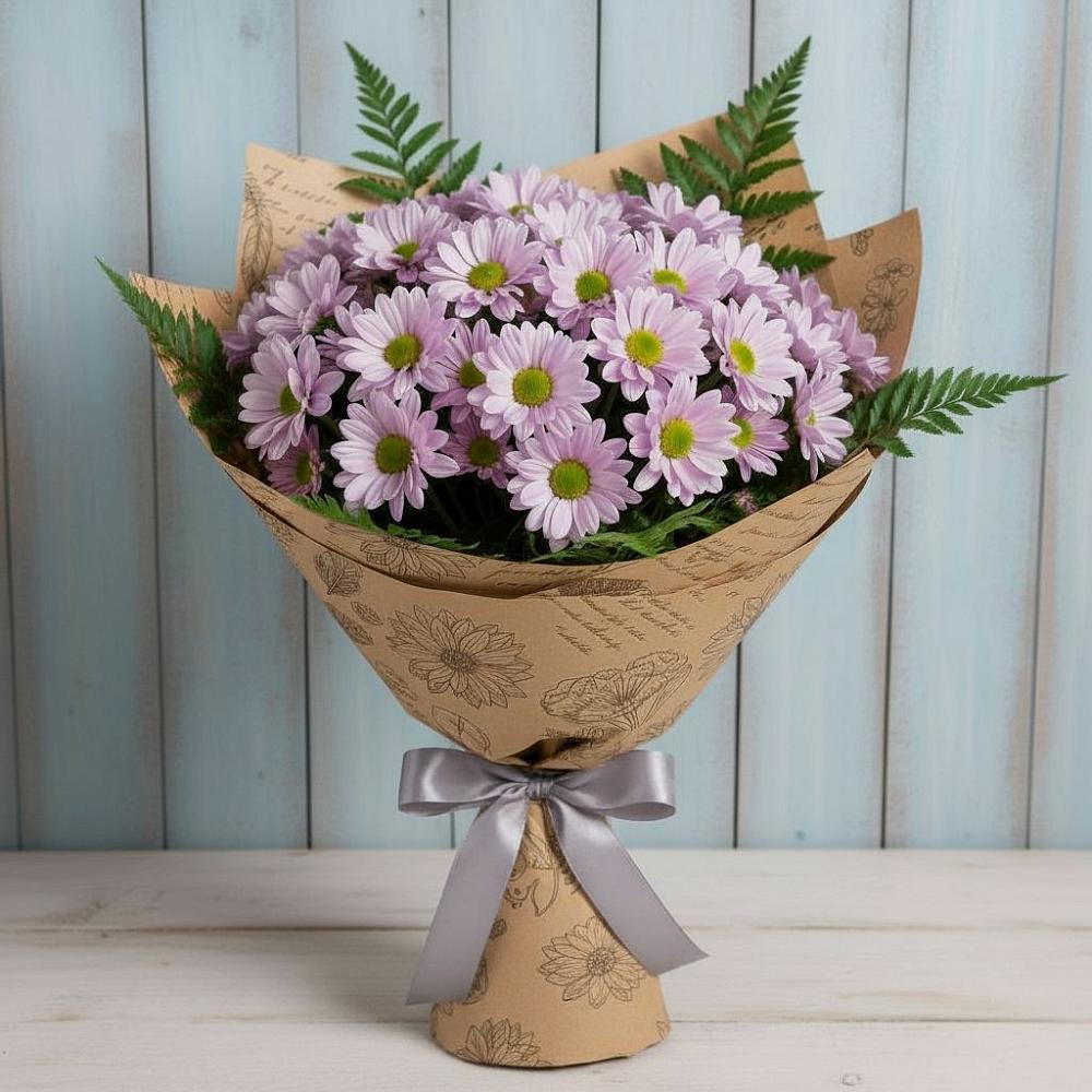 Букет цветов из: Хризантемы в Заводском