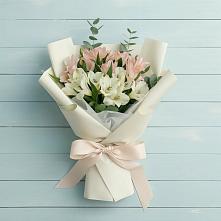 Букет цветов из:  Альстромерии в Заводском