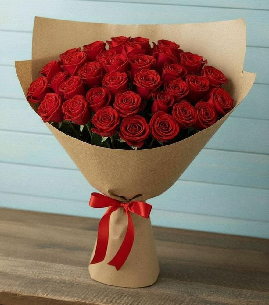Букет Красные розы Милано в Заводском