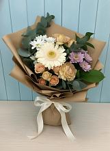 Букет цветов из:  Герберы и Хризантемы в Заводском