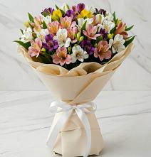 Букет цветов из:  Альстромерии #REPLACE_PRED# Заводском