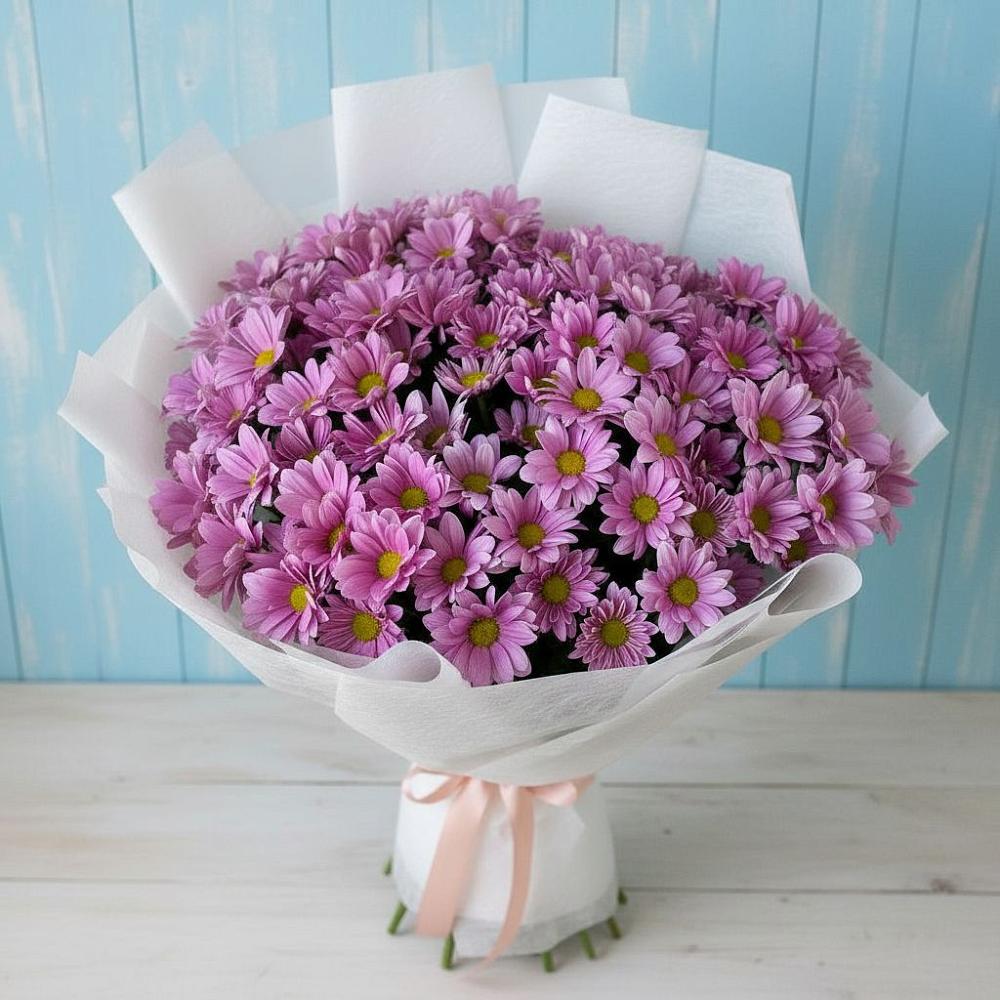 Букет цветов из: Хризантемы в Заводском