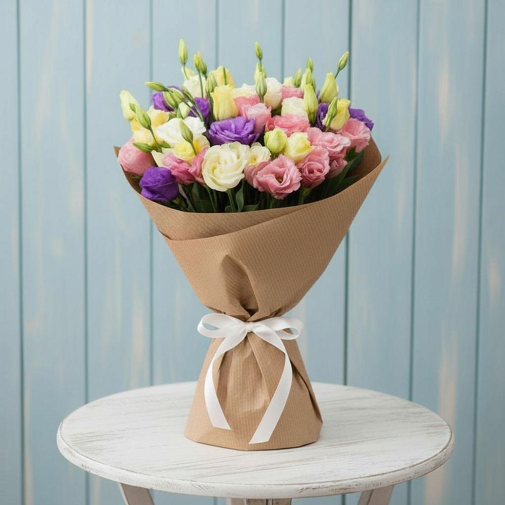 Букет цветов из: Лизиантусы в Заводском