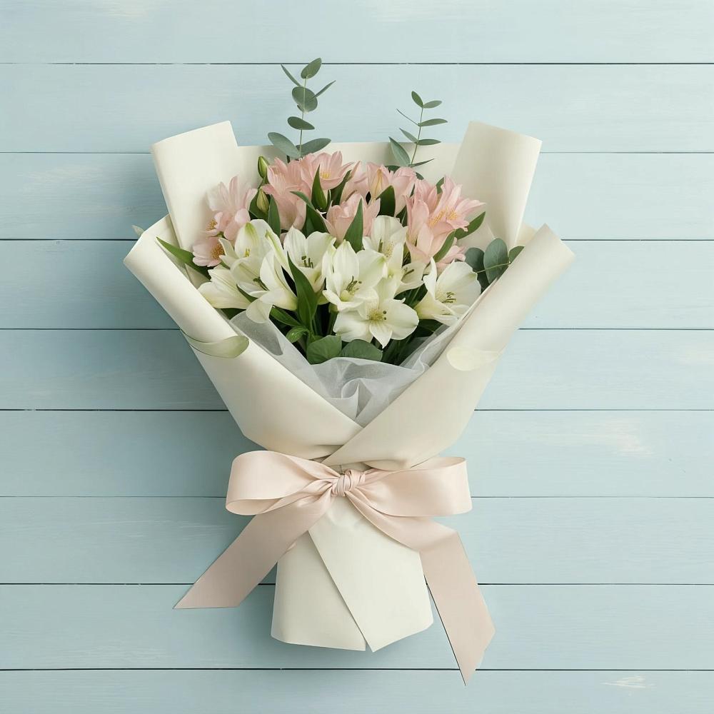 Букет цветов из: Альстромерии в Заводском