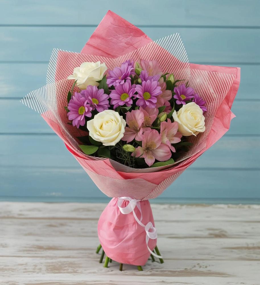 Букет цветов из: Герберы в Заводском